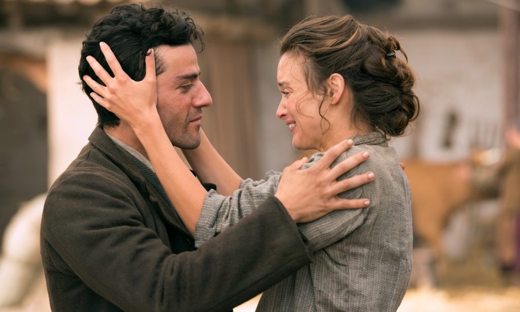 Oscar Isaac and Charlotte Le Bon in The Promise