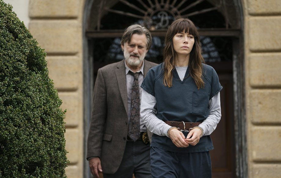 Bill Pullman and Jessica Biel in The Sinner - Season 1. 