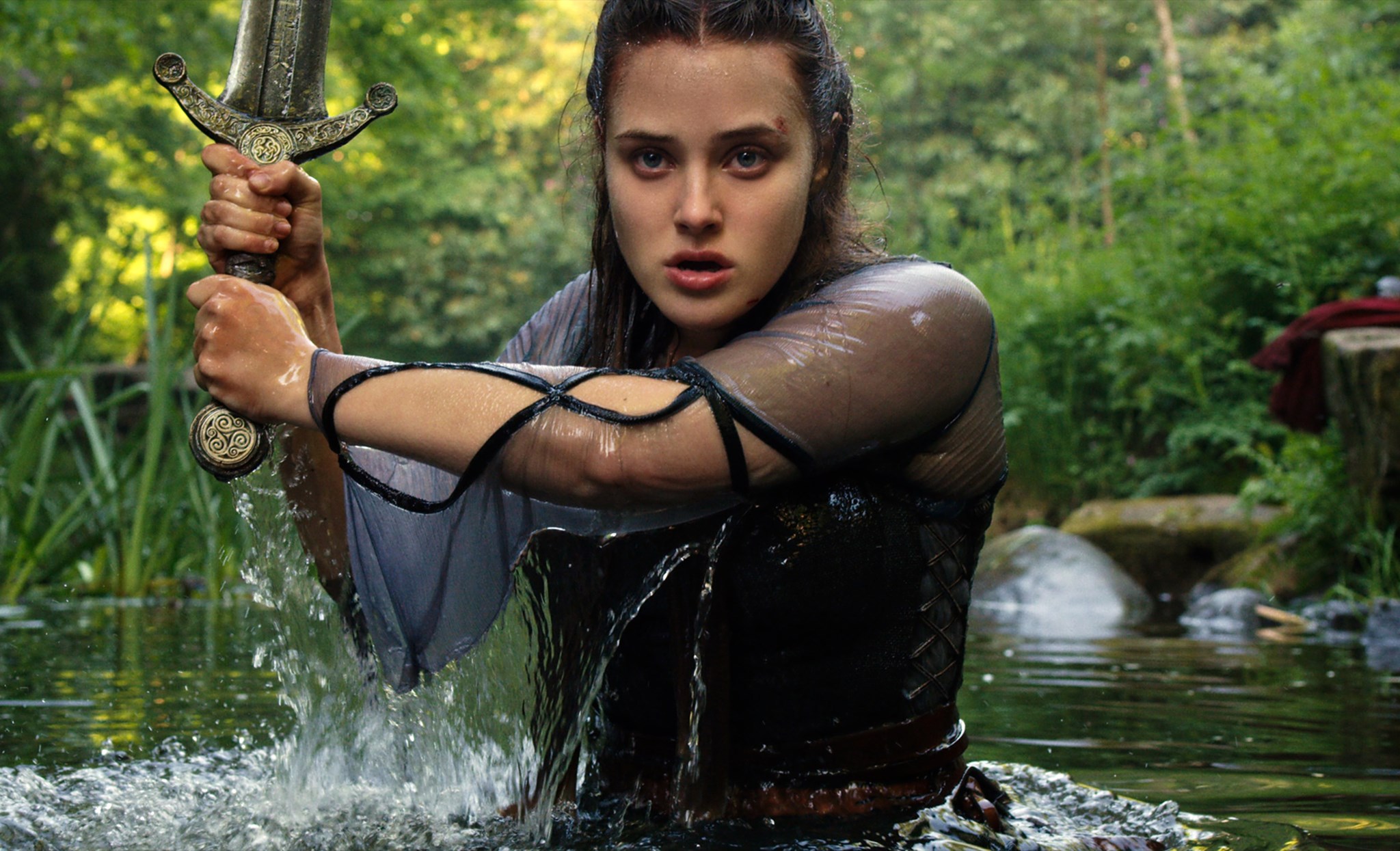 CURSED: Katherine Langford as Nimue, the Lady of the Lake