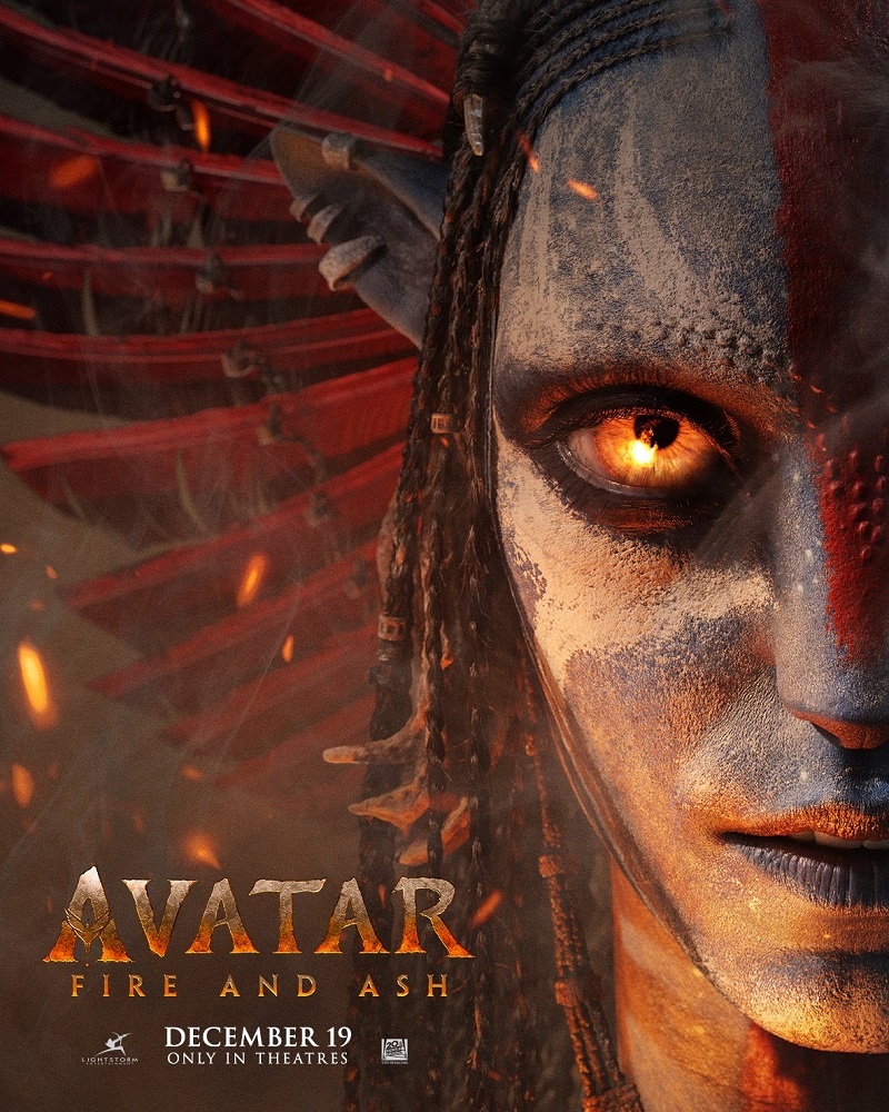 Avatar: Fire and Ash poster featuring Varang