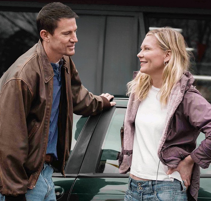 Channing Tatum and Kirsten Dunst in Roofman (2025)