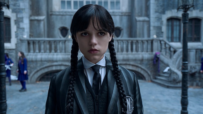 Jenna Ortega as Wednesday Addams in Season 2 of Netflix’s "Wednesday"