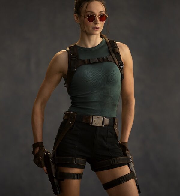 Sophie Turner as Lara Croft in Prime Video’s Tomb Raider