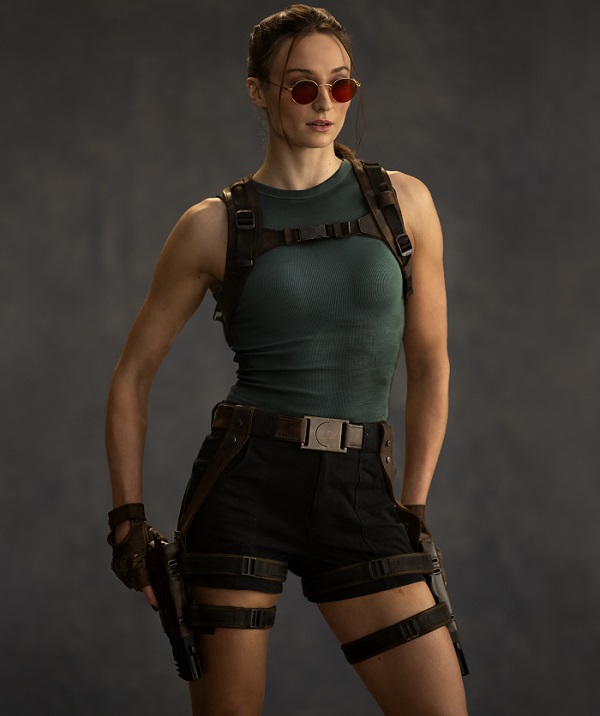 Sophie Turner as Lara Croft in Prime Video’s Tomb Raider